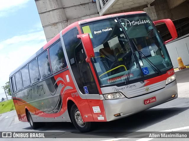 Empresa de Ônibus Pássaro Marron 5715 na cidade de Campinas, São Paulo, Brasil, por Allen Maximiliano. Número da foto: #8351816.