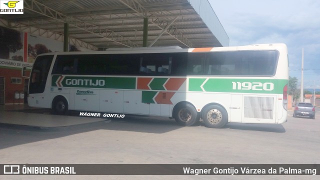 Empresa Gontijo de Transportes 11920 na cidade de Várzea da Palma, Minas Gerais, Brasil, por Wagner Gontijo Várzea da Palma-mg. ID da foto: 8351232.