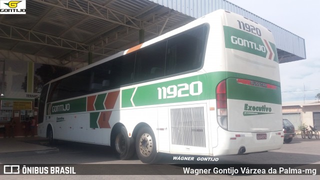 Empresa Gontijo de Transportes 11920 na cidade de Várzea da Palma, Minas Gerais, Brasil, por Wagner Gontijo Várzea da Palma-mg. Número da foto: #8351229.