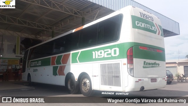 Empresa Gontijo de Transportes 11920 na cidade de Várzea da Palma, Minas Gerais, Brasil, por Wagner Gontijo Várzea da Palma-mg. ID da foto: 8351229.