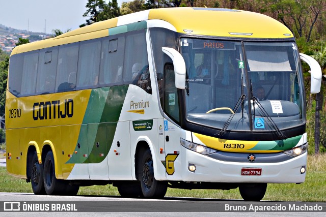 Empresa Gontijo de Transportes 18310 na cidade de Atibaia, São Paulo, Brasil, por Bruno Aparecido Machado. ID da foto: 8352728.