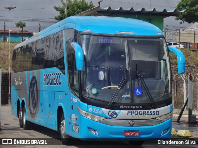 Auto Viação Progresso 6154 na cidade de Natal, Rio Grande do Norte, Brasil, por Elianderson Silva. ID da foto: 8354790.