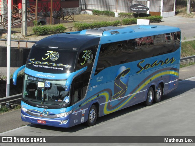Soares Turismo e Fretamento 3016 na cidade de Gravatá, Pernambuco, Brasil, por Matheus Lex. Número da foto: #8354866.