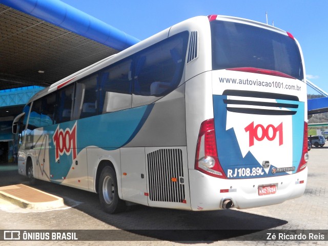 Auto Viação 1001 RJ 108.890 na cidade de Rio Bonito, Rio de Janeiro, Brasil, por Zé Ricardo Reis. ID da foto: 8353359.