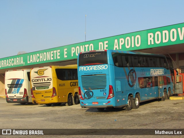 Auto Viação Progresso 6157 na cidade de Propriá, Sergipe, Brasil, por Matheus Lex. ID da foto: 8354828.