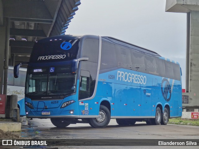 Auto Viação Progresso 6259 na cidade de Natal, Rio Grande do Norte, Brasil, por Elianderson Silva. Número da foto: #8355641.