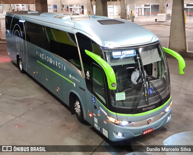 Viação Garcia 8075 na cidade de Curitiba, Paraná, Brasil, por Danilo Marcelo Silva. Número da foto: #8354717.