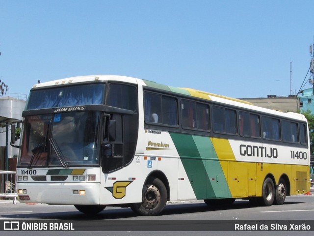 Empresa Gontijo de Transportes 11400 na cidade de Rio de Janeiro, Rio de Janeiro, Brasil, por Rafael da Silva Xarão. ID da foto: 8355535.