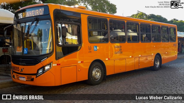 Auto Viação Mercês MI005 na cidade de Curitiba, Paraná, Brasil, por Lucas Weber Calizario. Número da foto: #8354140.