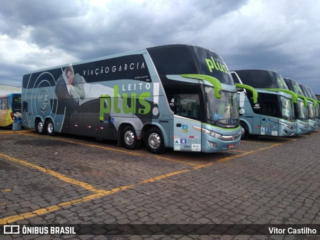 Viação Garcia 8814 na cidade de Londrina, Paraná, Brasil, por Vitor Castilho. ID da foto: 8415946.