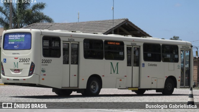Viação Colombo 23007 na cidade de Colombo, Paraná, Brasil, por Busologia Gabrielística. Número da foto: #8415281.