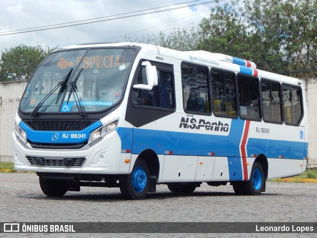 Viação Nossa Senhora da Penha RJ 188.041 na cidade de Mesquita, Rio de Janeiro, Brasil, por Leonardo Lopes. ID da foto: 8416791.