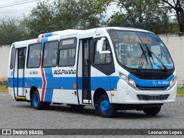 Viação Nossa Senhora da Penha RJ 188.041 na cidade de Mesquita, Rio de Janeiro, Brasil, por Leonardo Lopes. ID da foto: 8416792.