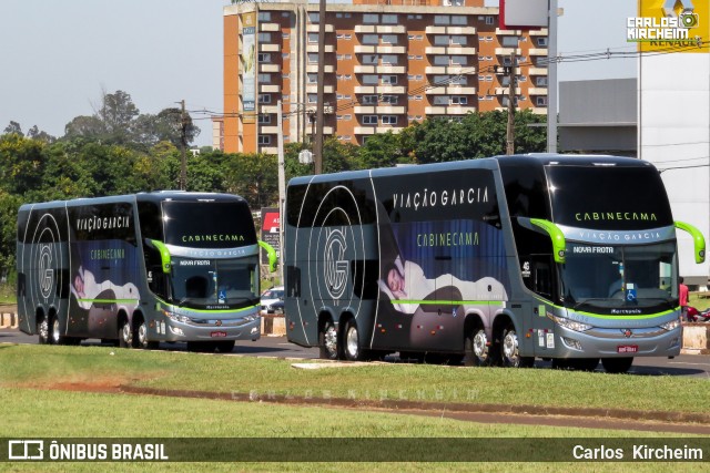 Viação Garcia 8634 na cidade de Foz do Iguaçu, Paraná, Brasil, por Carlos Kircheim. Número da foto: #8416133.
