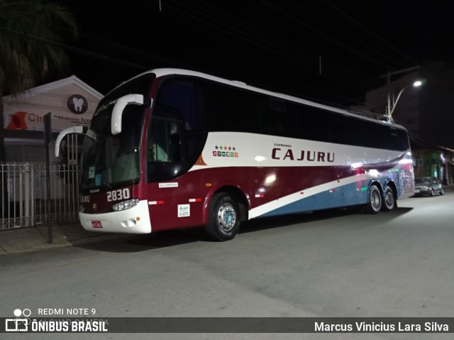 Expresso Cajuru 2830 na cidade de Capitólio, Minas Gerais, Brasil, por Marcus Vinicius Lara Silva. ID da foto: 8442951.