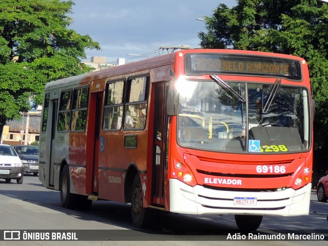 Viação Santa Edwiges 69186 na cidade de Belo Horizonte, Minas Gerais, Brasil, por Adão Raimundo Marcelino. Número da foto: #8442890.