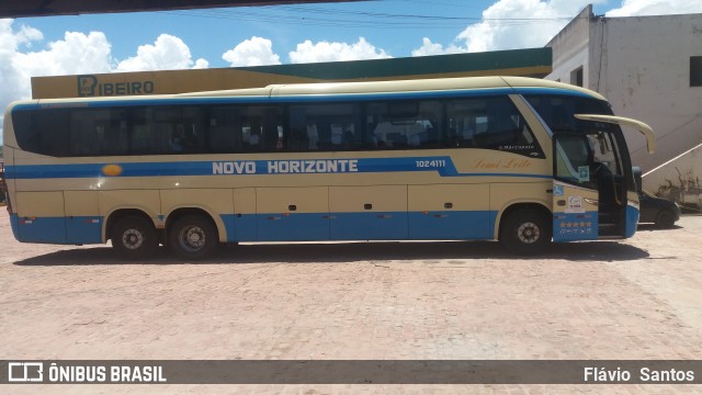 Viação Novo Horizonte 1024111 na cidade de Barra da Estiva, Bahia, Brasil, por Flávio  Santos. Número da foto: #8441317.