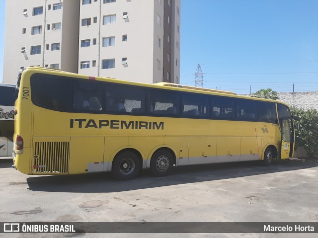 Viação Itapemirim 7001 na cidade de São Paulo, São Paulo, Brasil, por Marcelo Horta. ID da foto: 8442051.