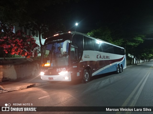 Expresso Cajuru 2830 na cidade de Cláudio, Minas Gerais, Brasil, por Marcus Vinicius Lara Silva. ID da foto: 8442953.