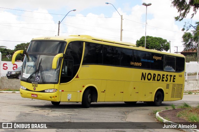 Viação Nordeste 1480 na cidade de Natal, Rio Grande do Norte, Brasil, por Junior Almeida. Número da foto: #8442931.