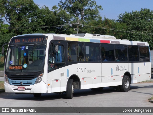 Viação Redentor C47711 na cidade de Rio de Janeiro, Rio de Janeiro, Brasil, por Jorge Gonçalves. ID da foto: 8444889.