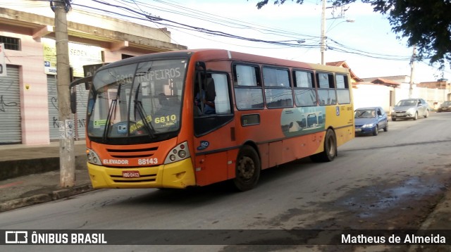 Viação Novo Retiro 88143 na cidade de Contagem, Minas Gerais, Brasil, por Matheus de Almeida. Número da foto: #8444109.