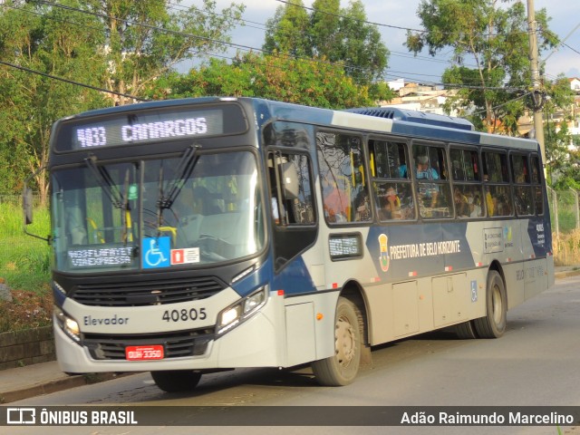 Salvadora Transportes > Transluciana 40805 na cidade de Belo Horizonte, Minas Gerais, Brasil, por Adão Raimundo Marcelino. ID da foto: 8445303.