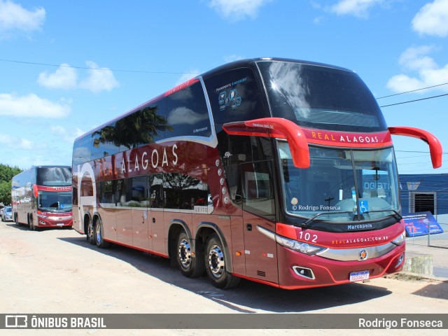 Real Alagoas de Viação 102 na cidade de Maceió, Alagoas, Brasil, por Rodrigo Fonseca. Número da foto: #8443986.