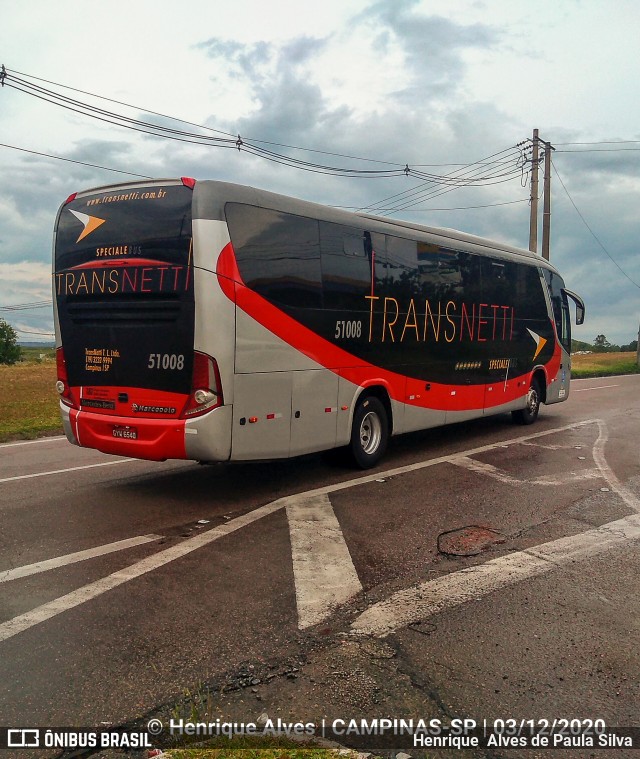 Trans Netti 51008 na cidade de Campinas, São Paulo, Brasil, por Henrique Alves de Paula Silva. Número da foto: #8445190.