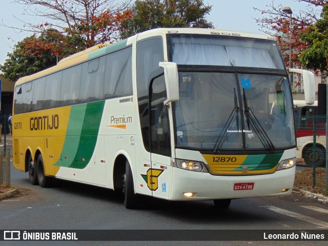 Empresa Gontijo de Transportes 12870 na cidade de Ribeirão Preto, São Paulo, Brasil, por Leonardo Nunes. ID da foto: 8445112.