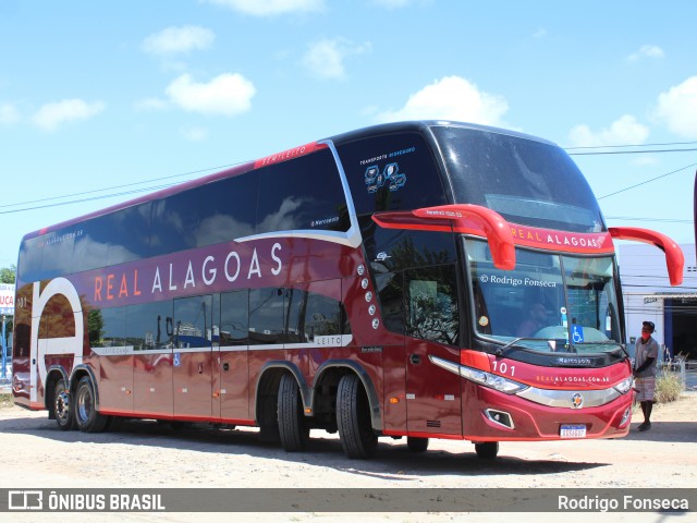 Real Alagoas de Viação 101 na cidade de Maceió, Alagoas, Brasil, por Rodrigo Fonseca. ID da foto: 8443978.