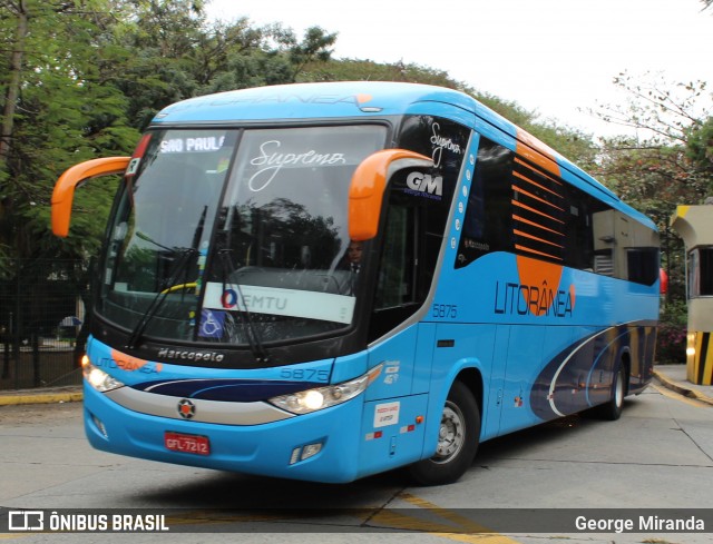 Litorânea Transportes Coletivos 5875 na cidade de São Paulo, São Paulo, Brasil, por George Miranda. Número da foto: #8443872.
