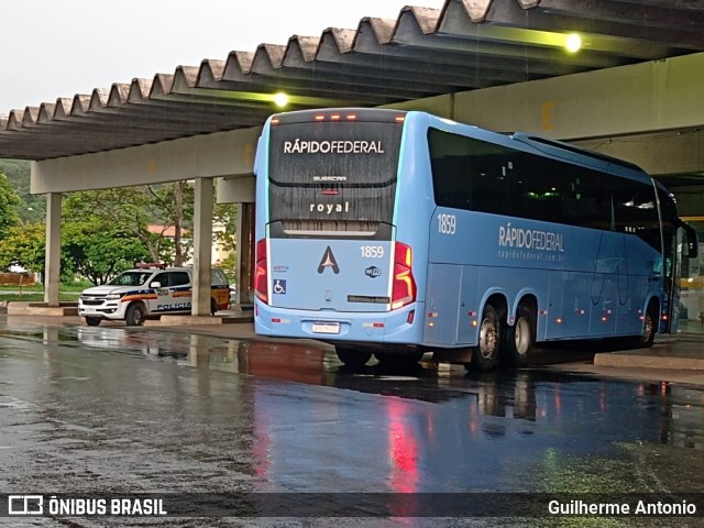 Rápido Federal 1859 na cidade de Araxá, Minas Gerais, Brasil, por Guilherme Antonio. ID da foto: 8443418.