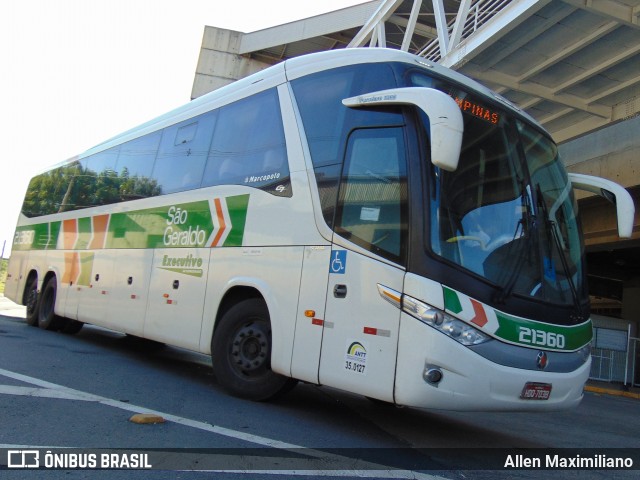 Cia. São Geraldo de Viação 21360 na cidade de Campinas, São Paulo, Brasil, por Allen Maximiliano. Número da foto: #8445334.