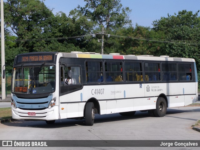 Real Auto Ônibus C41407 na cidade de Rio de Janeiro, Rio de Janeiro, Brasil, por Jorge Gonçalves. Número da foto: #8444938.