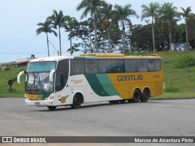 Empresa Gontijo de Transportes 14185 na cidade de Perdões, Minas Gerais, Brasil, por Marcos de Alcantara Pinto. ID da foto: 8447919.