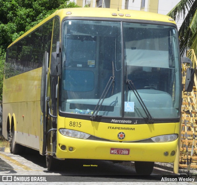 Viação Itapemirim 8815 na cidade de Fortaleza, Ceará, Brasil, por Alisson Wesley. ID da foto: 8448240.