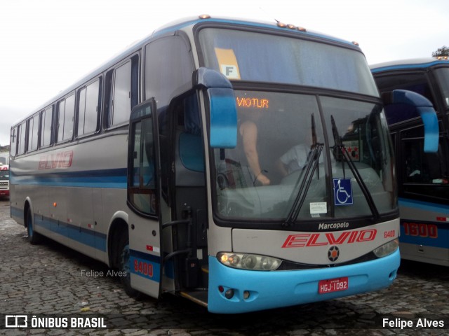 Empresa de Ônibus Vila Elvio 6400 na cidade de Guararema, São Paulo, Brasil, por Felipe Alves. ID da foto: 8448596.