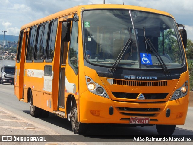 Ônibus Particulares 1718 na cidade de Belo Horizonte, Minas Gerais, Brasil, por Adão Raimundo Marcelino. ID da foto: 8448546.