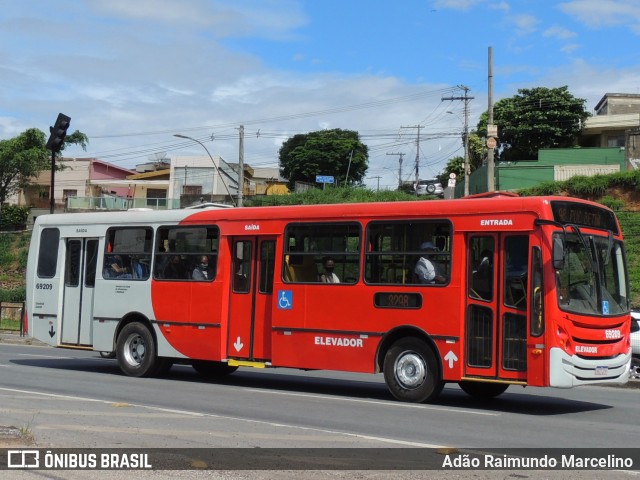 Viação Santa Edwiges 69209 na cidade de Belo Horizonte, Minas Gerais, Brasil, por Adão Raimundo Marcelino. ID da foto: 8448189.