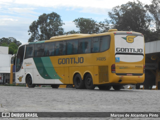 Empresa Gontijo de Transportes 14185 na cidade de Perdões, Minas Gerais, Brasil, por Marcos de Alcantara Pinto. ID da foto: 8447937.