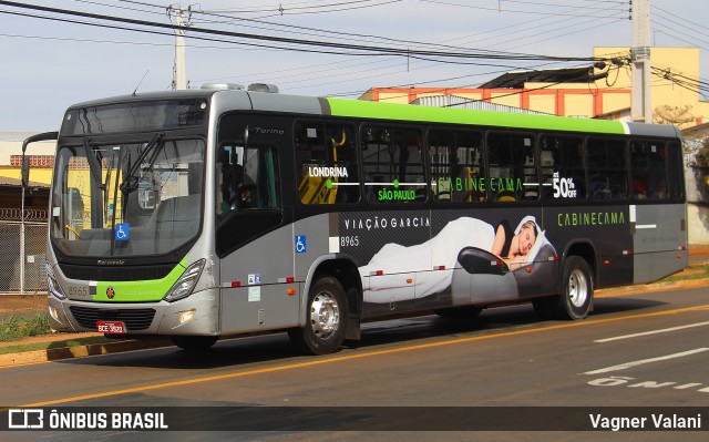 Viação Garcia 8965 na cidade de Londrina, Paraná, Brasil, por Vagner Valani. ID da foto: 8451300.