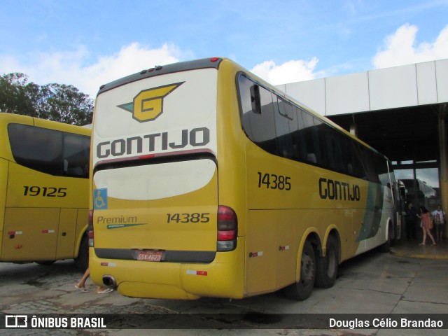 Empresa Gontijo de Transportes 14385 na cidade de Perdões, Minas Gerais, Brasil, por Douglas Célio Brandao. ID da foto: 8449392.