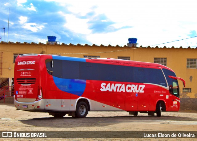 Viação Santa Cruz 28220 na cidade de Alfenas, Minas Gerais, Brasil, por Lucas Elson de Oliveira. Número da foto: #8449161.