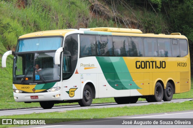 Empresa Gontijo de Transportes 14720 na cidade de Paracambi, Rio de Janeiro, Brasil, por José Augusto de Souza Oliveira. ID da foto: 8450024.