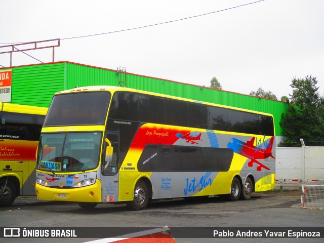 Jet Sur 74 na cidade de Santa Cruz, Colchagua, Libertador General Bernardo O'Higgins, Chile, por Pablo Andres Yavar Espinoza. Número da foto: #8449256.
