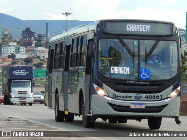 Viação Anchieta 40861 na cidade de Belo Horizonte, Minas Gerais, Brasil, por Adão Raimundo Marcelino. Número da foto: #8451258.