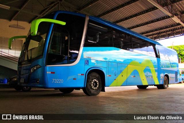 Viação Sul Minas 73220 na cidade de Alfenas, Minas Gerais, Brasil, por Lucas Elson de Oliveira. Número da foto: #8449044.