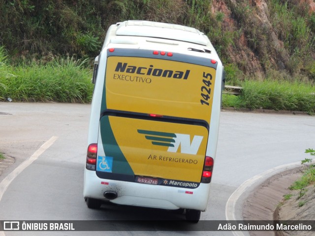 Viação Nacional 14245 na cidade de Belo Horizonte, Minas Gerais, Brasil, por Adão Raimundo Marcelino. ID da foto: 8451529.