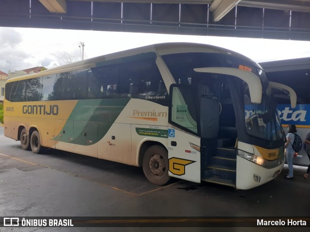 Empresa Gontijo de Transportes 18105 na cidade de Ribeirão Preto, São Paulo, Brasil, por Marcelo Horta. Número da foto: #8451867.